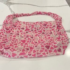 Free people large Pink Heart Patterned Women's tote Bag
